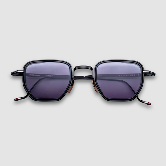 Atkins, Corbeau, Purple Lenses, Matte Black Beta Titanium Frame
