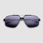 Jagger, Corbeau, Purple Lenses, Matte Black Betta Titanium Frame