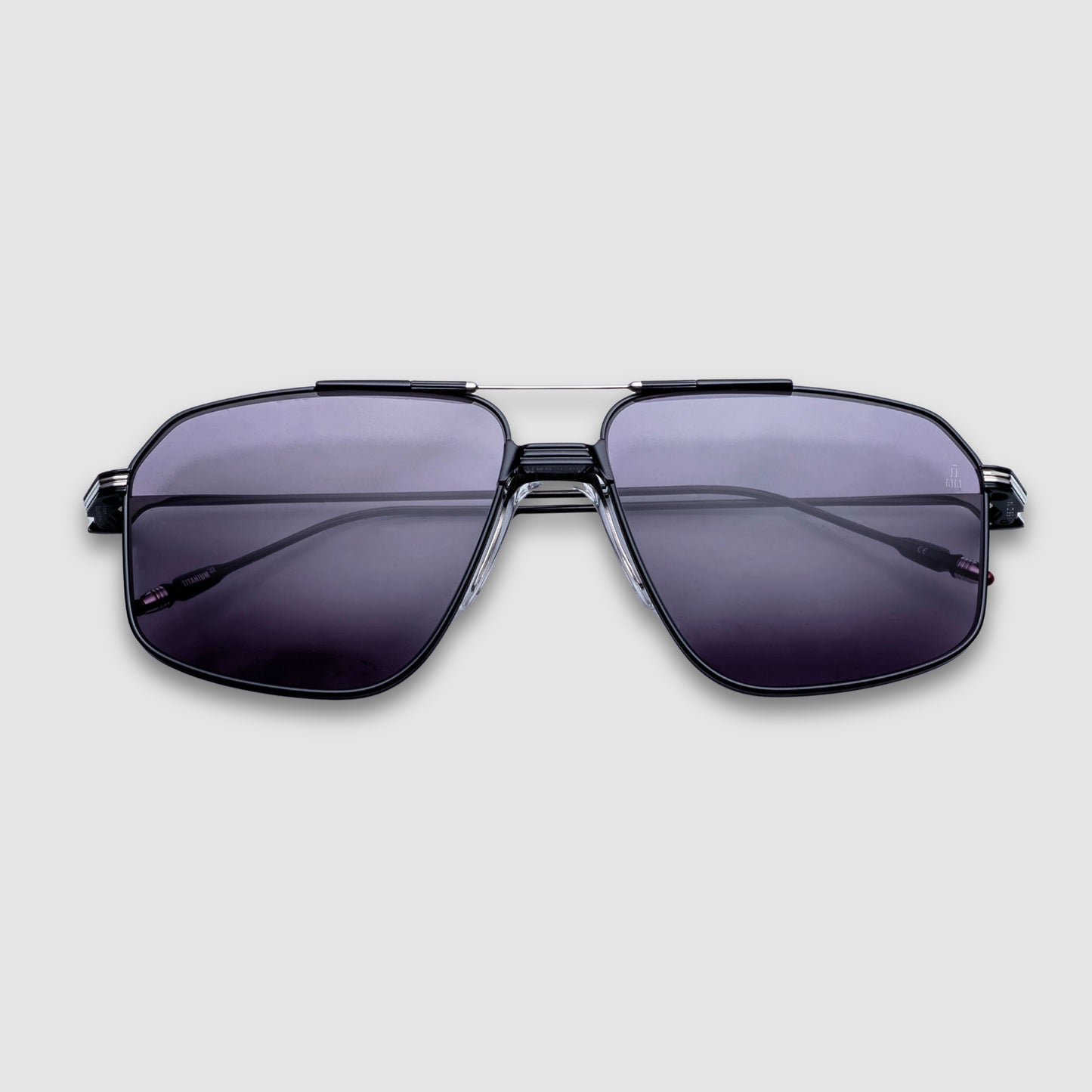 Jagger, Corbeau, Purple Lenses, Matte Black Betta Titanium Frame