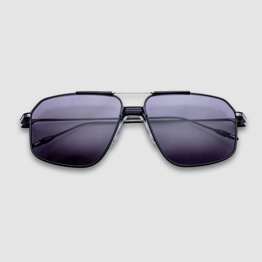 Jagger, Corbeau, Purple Lenses, Matte Black Betta Titanium Frame