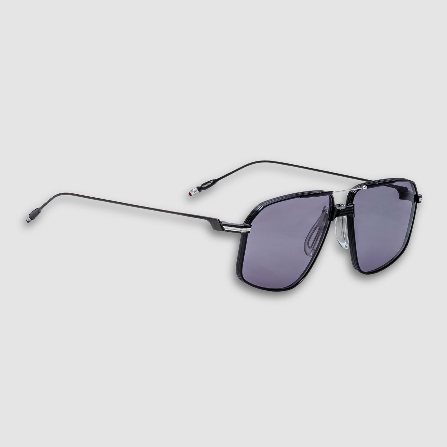 Jagger, Corbeau, Purple Lenses, Matte Black Betta Titanium Frame