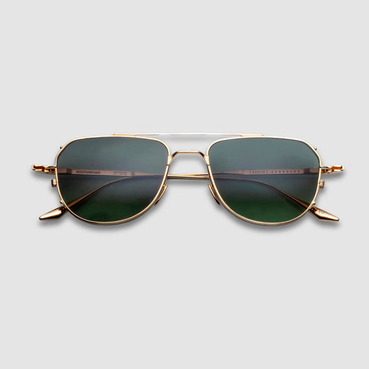 Cendrars, Musket, Blue Lenses, Gold Hardwear