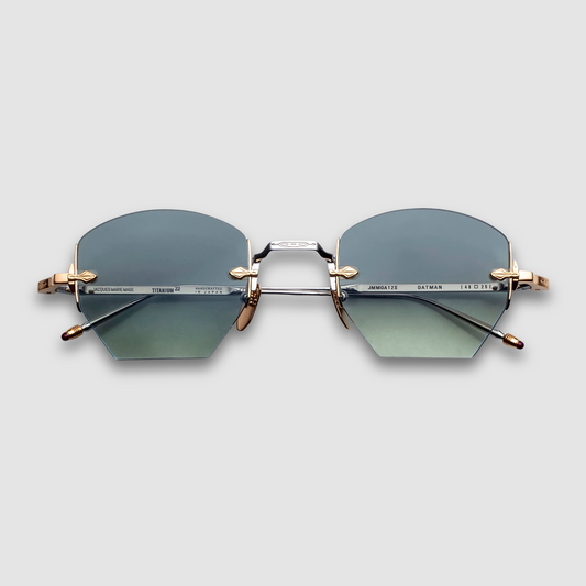 Oatman, Electrum, Green Lenses, Gold Hardwear