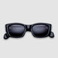Corniche Raven, Grey Lenses, Silver Hardwear