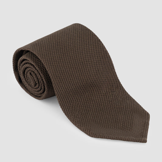 Solid Grenadine Silk Tie