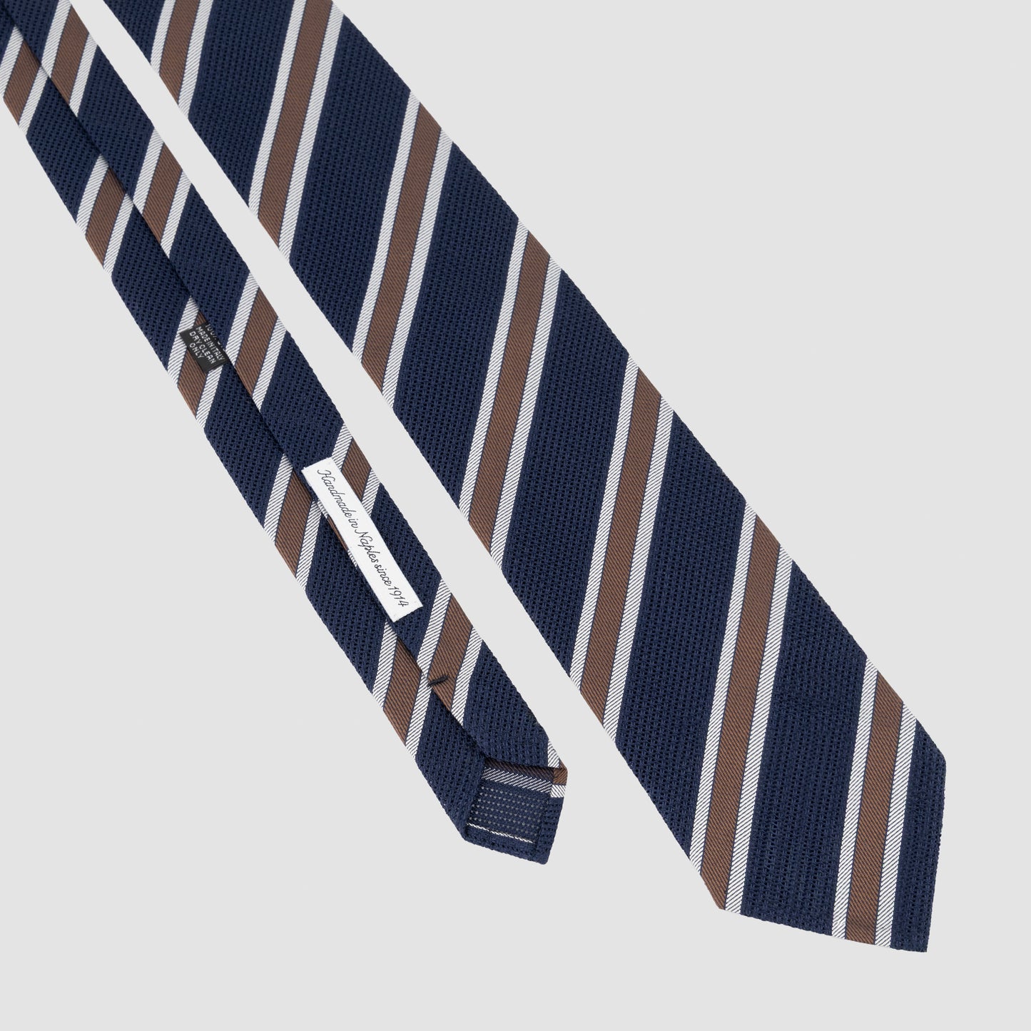 Striped Grenadine Silk Tie