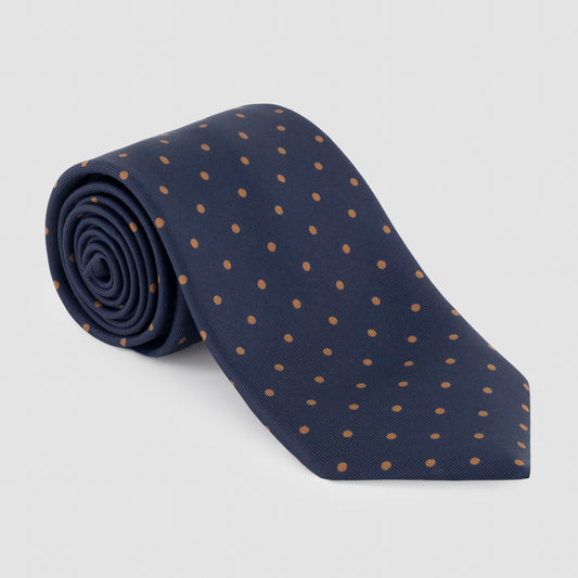 Polka Dot Silk Tie