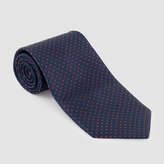 Polka Dot Silk Tie
