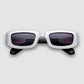 Ryder, Silver, Purple Lenses, Silver Hardwear