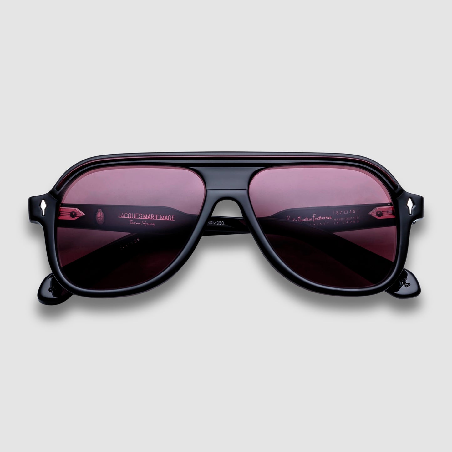 Teewinot, Black, Mahogany Lenses, Black Hardwear