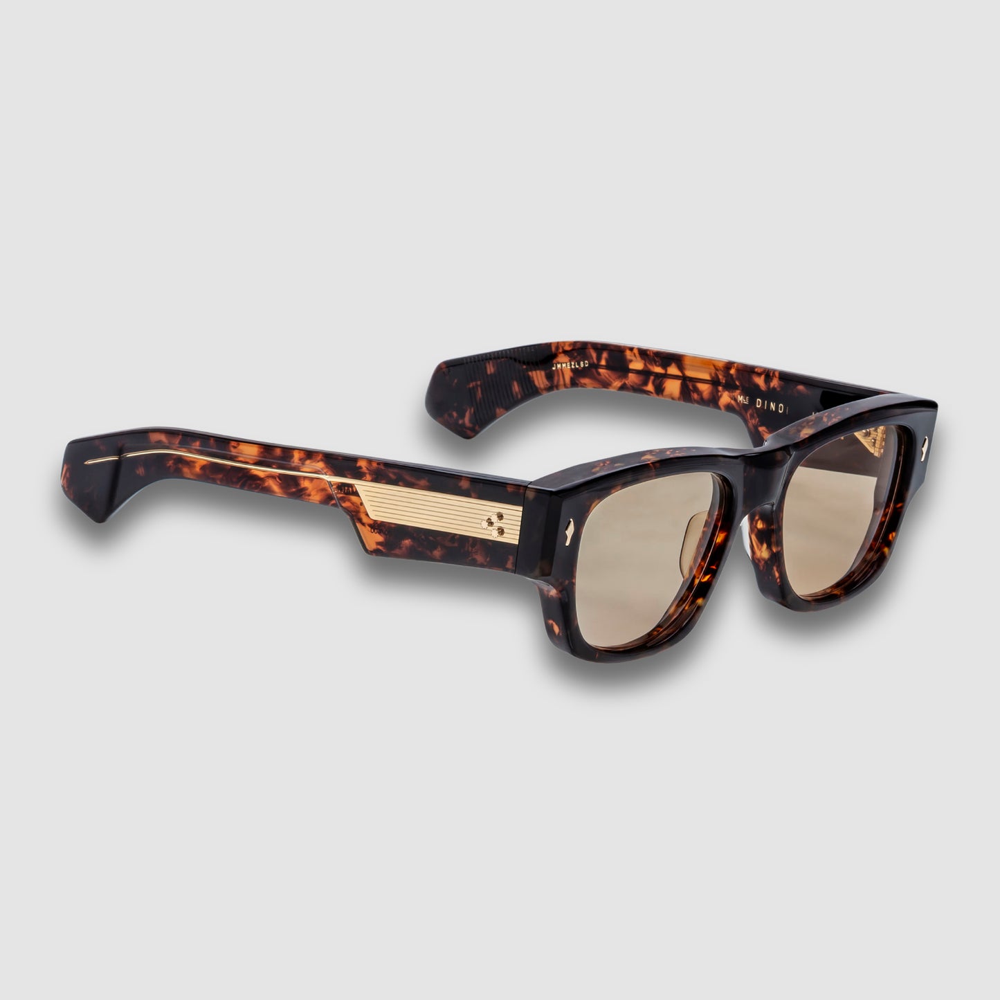 Dino, Agar, Yellow Lenses, Dark Gold Hardwear