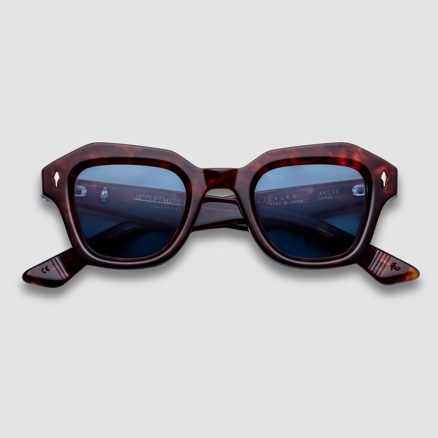 Eichler, Breccia, Blue Lenses, Silver Hardware