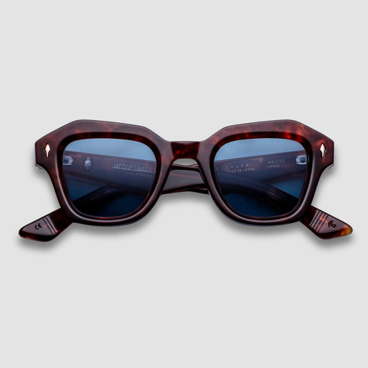 Eichler, Breccia, Blue Lenses, Silver Hardware