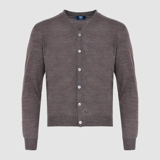 Wool Button Cardigan