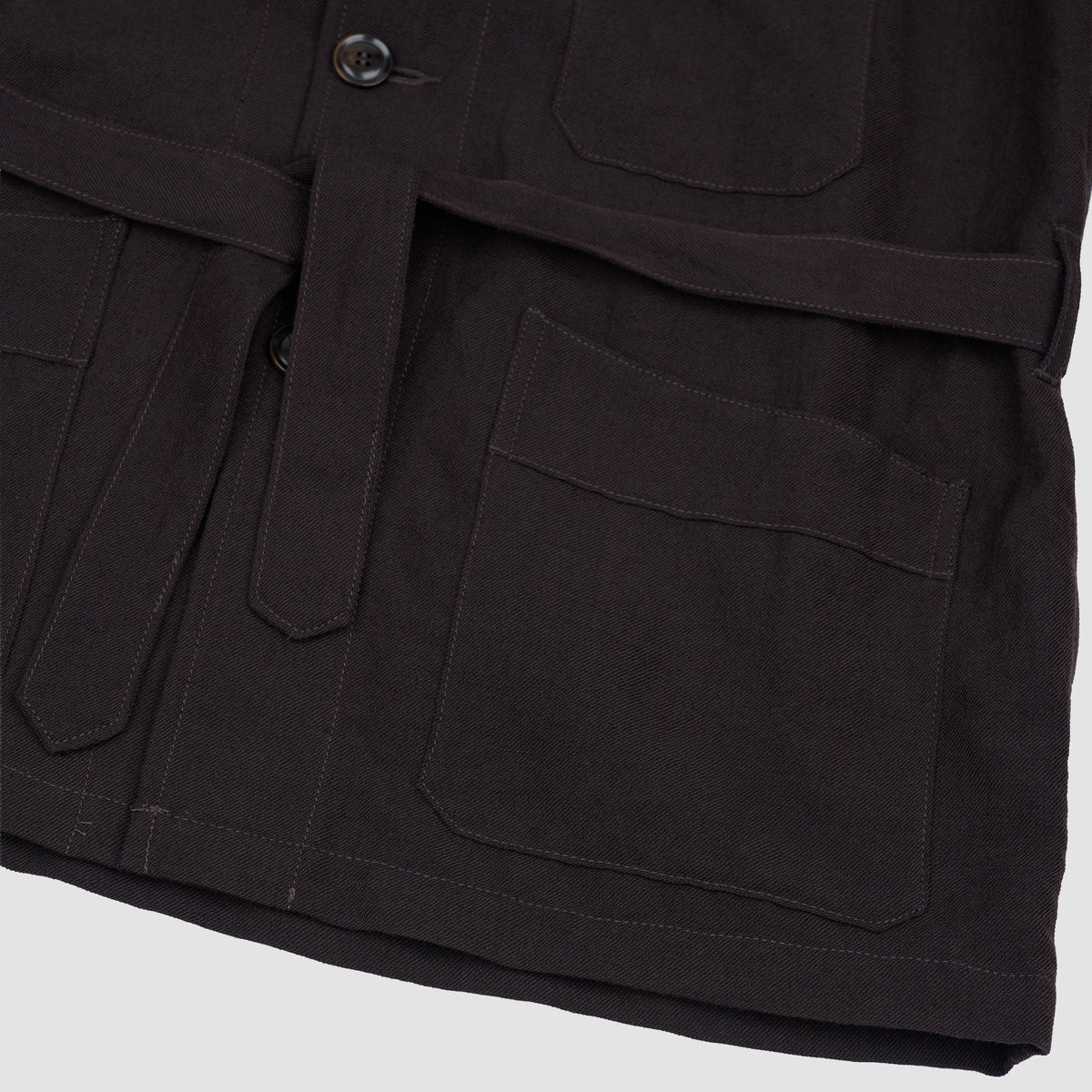 Wool Linen Wrap Jacket
