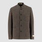 Wool Sport Jacket Mao Collar
