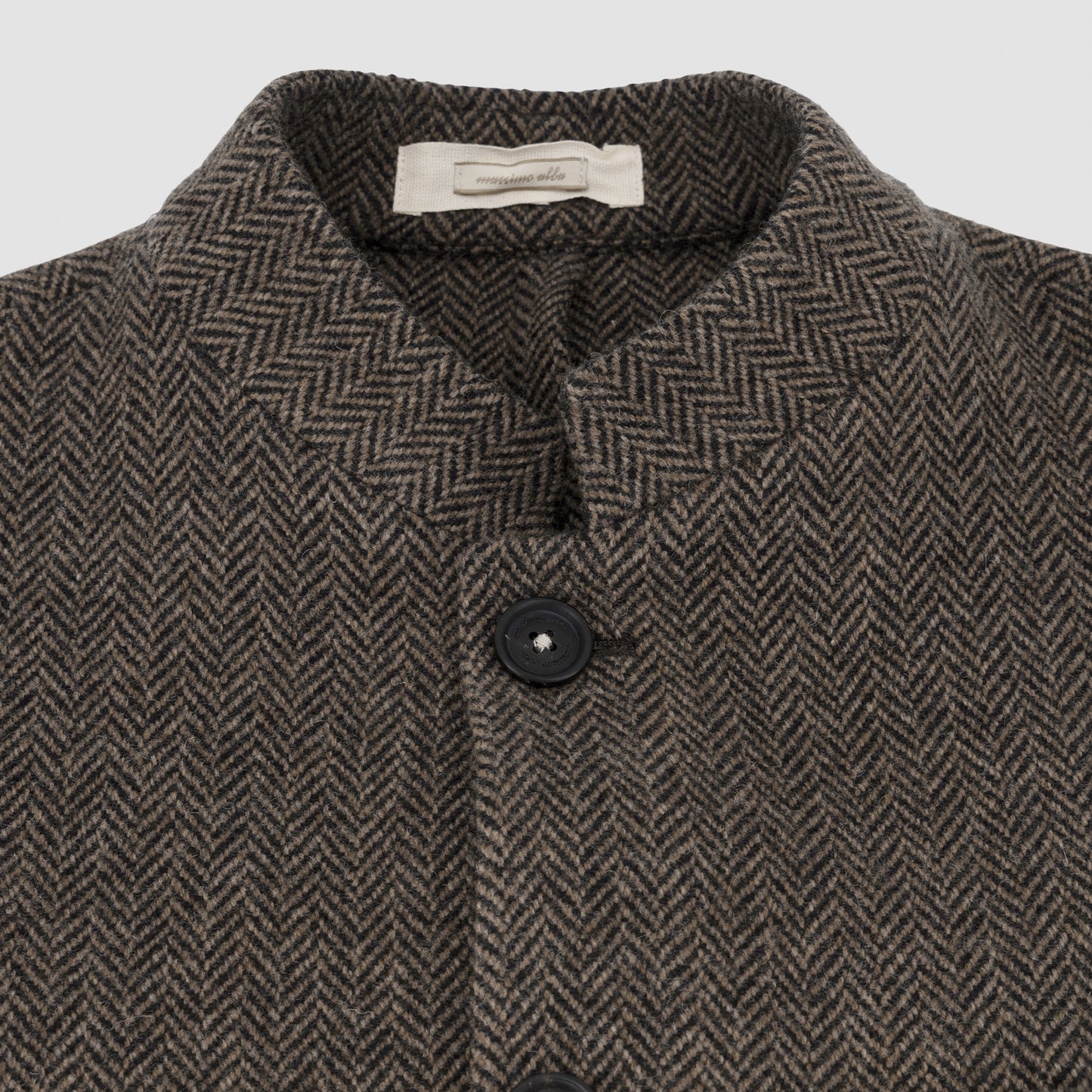 Wool Sport Jacket Mao Collar