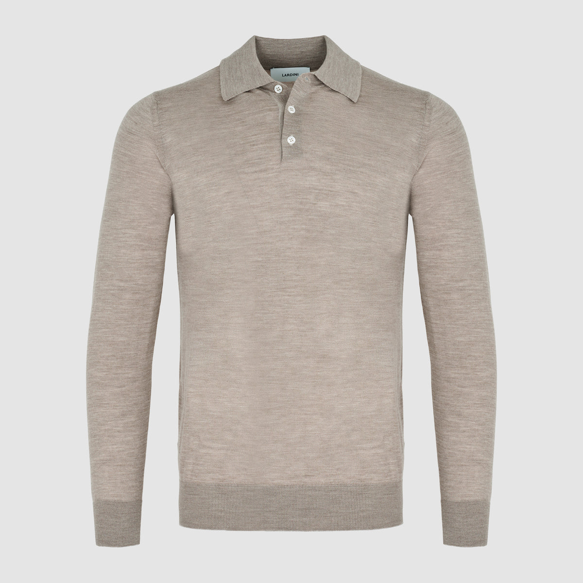 Wool Long Sleeve Polo