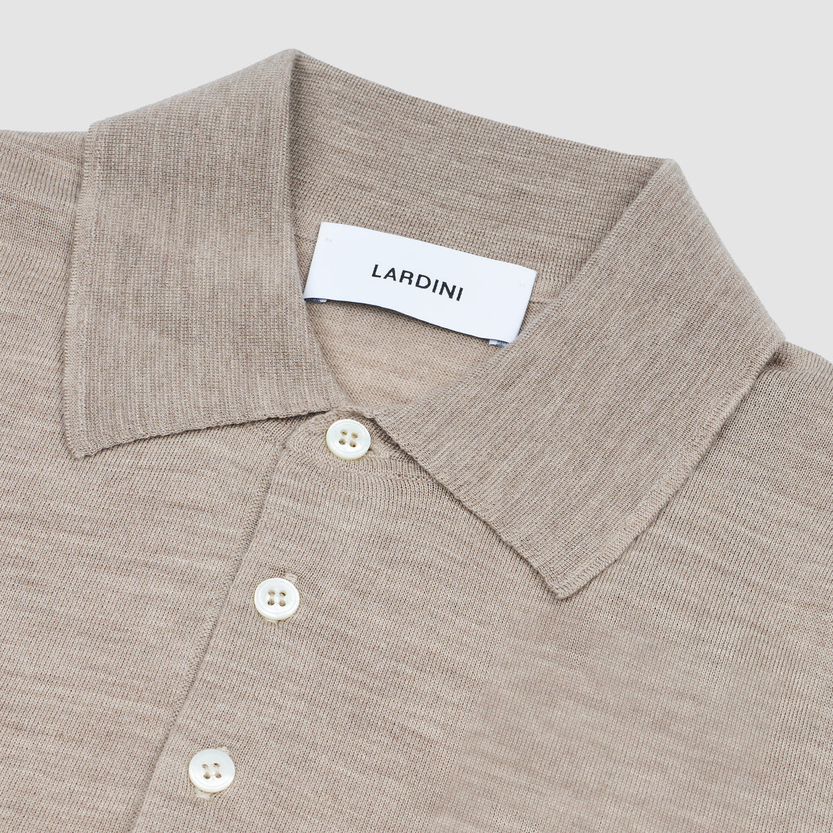 Wool Long Sleeve Polo