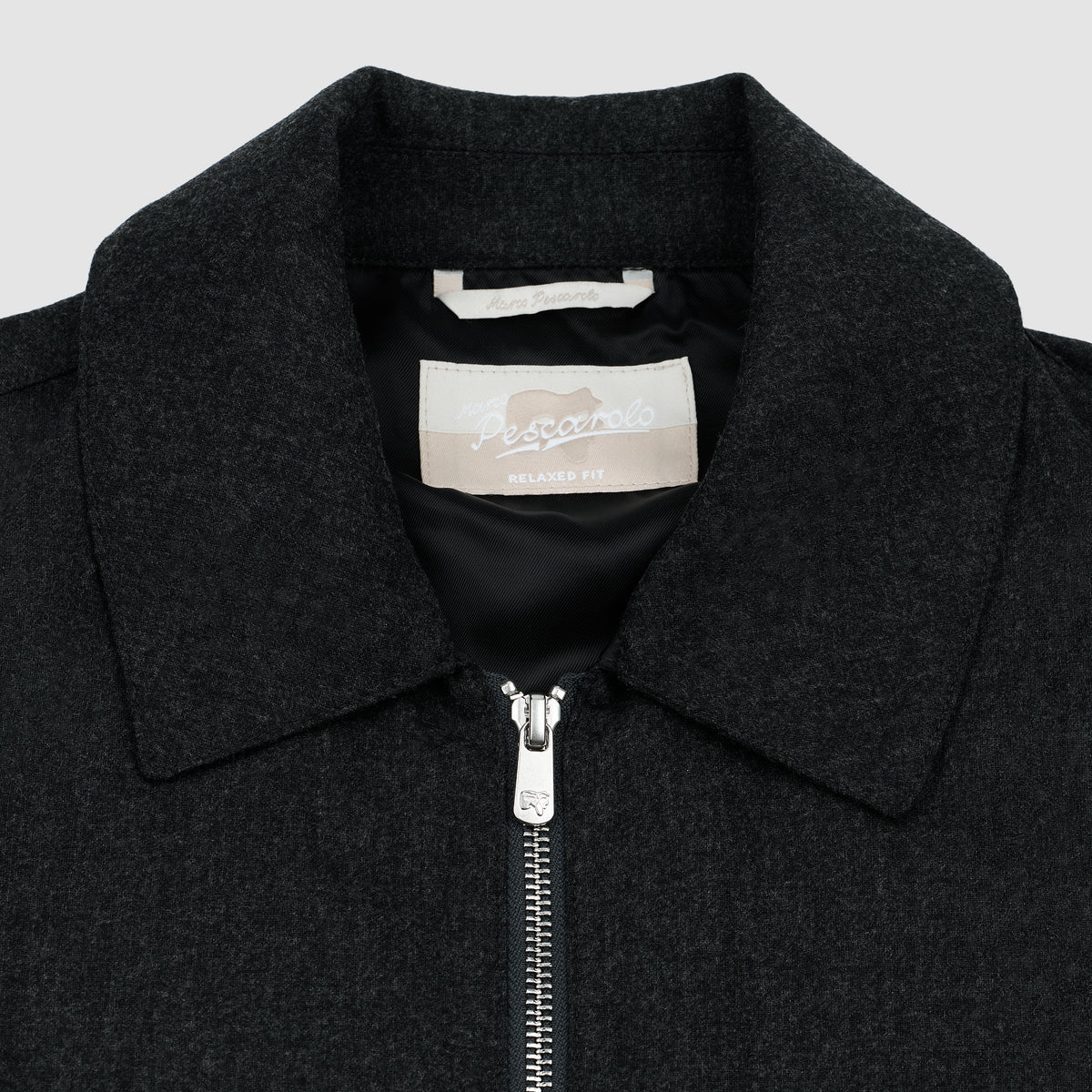 Wool Cashmere Full Zip Jacket
