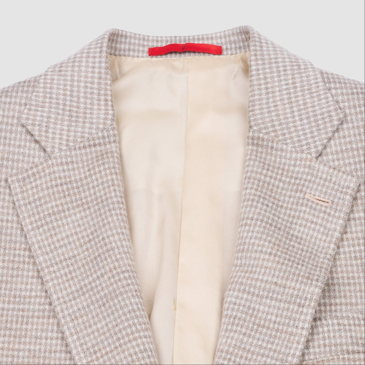 Wool Silk Check Jacket