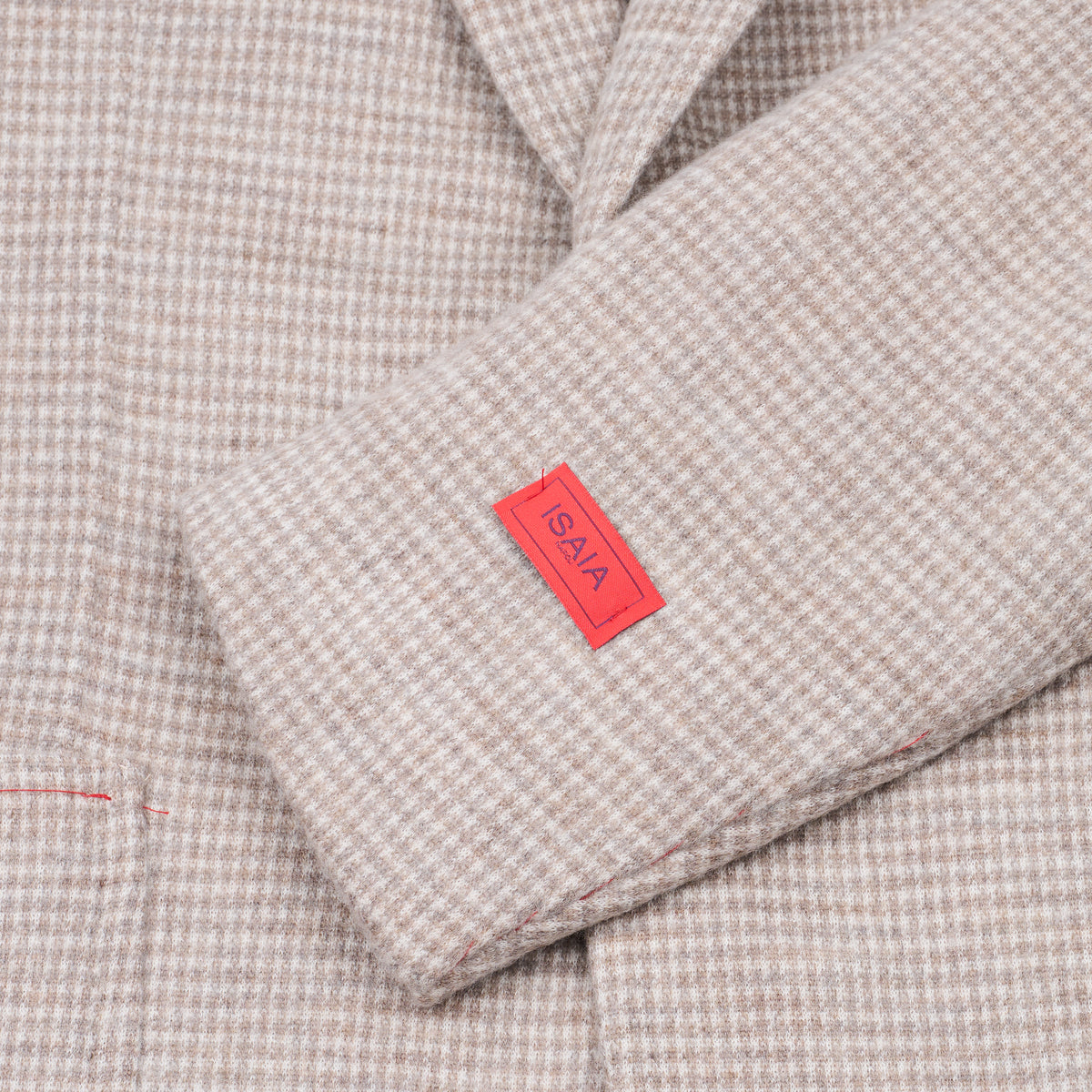 Wool Silk Check Jacket