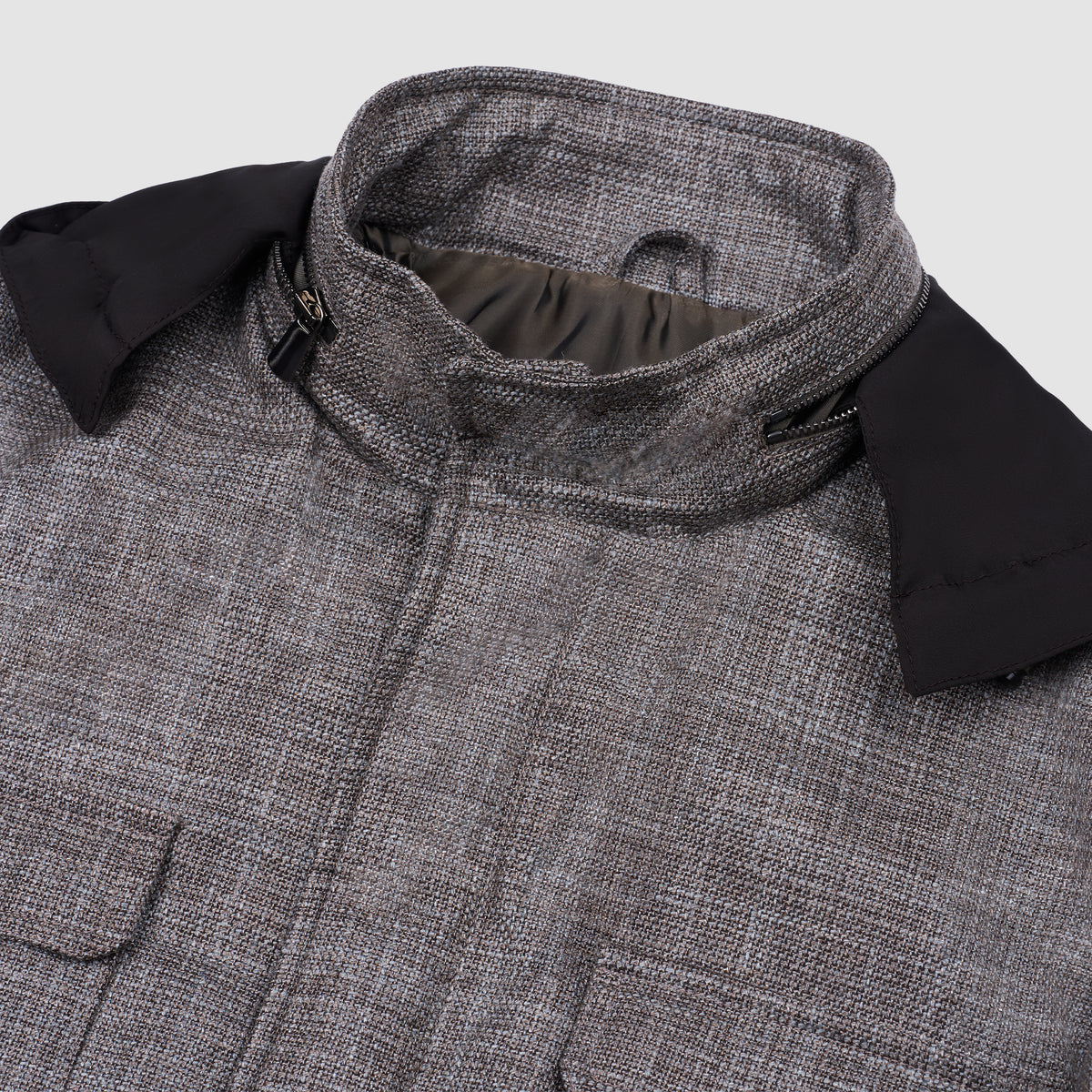 Wool Silk Field Jacket