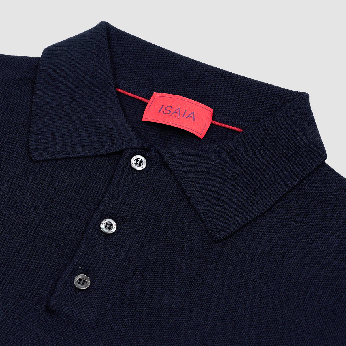 Polo de manga larga FDC azul marino