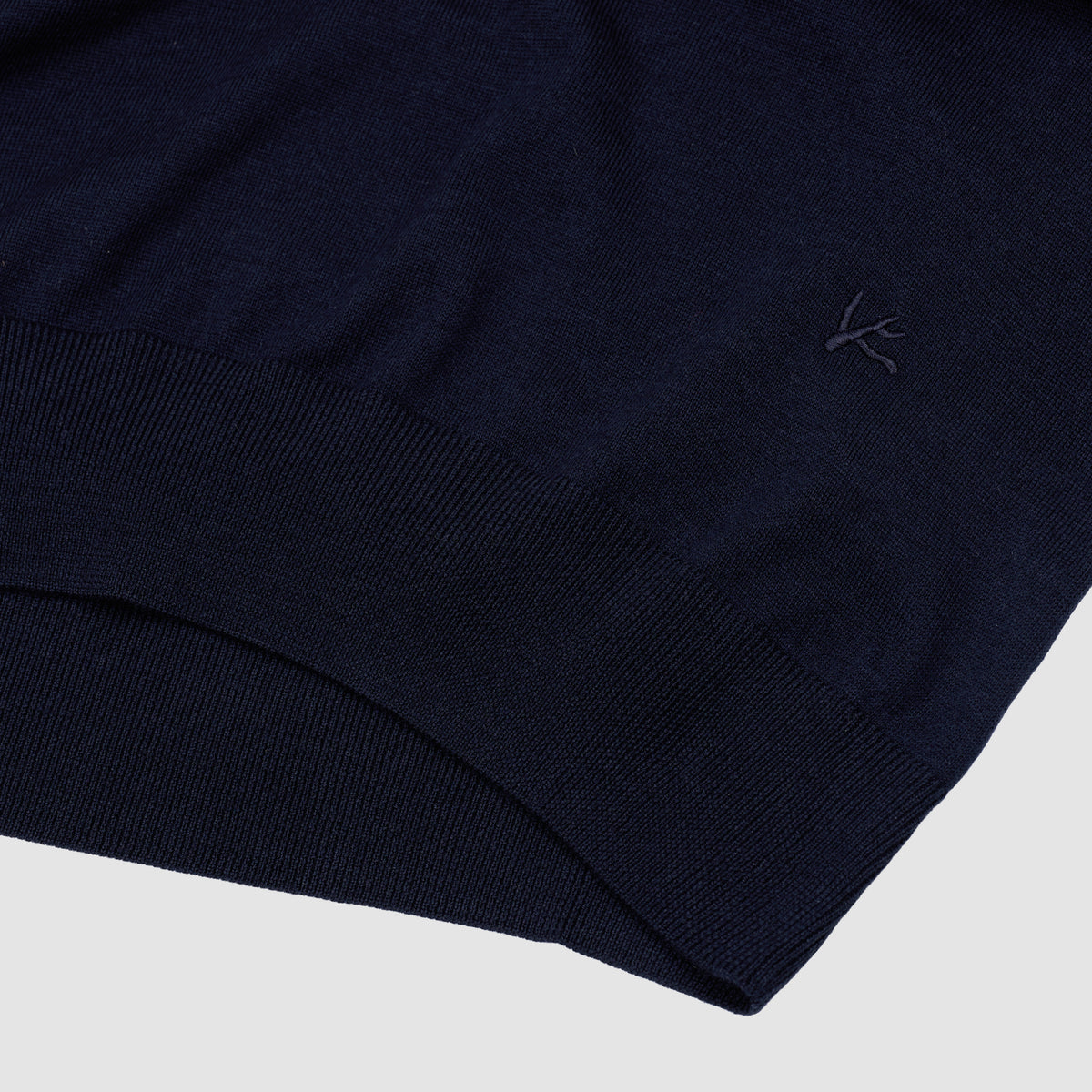 Polo de manga larga FDC azul marino