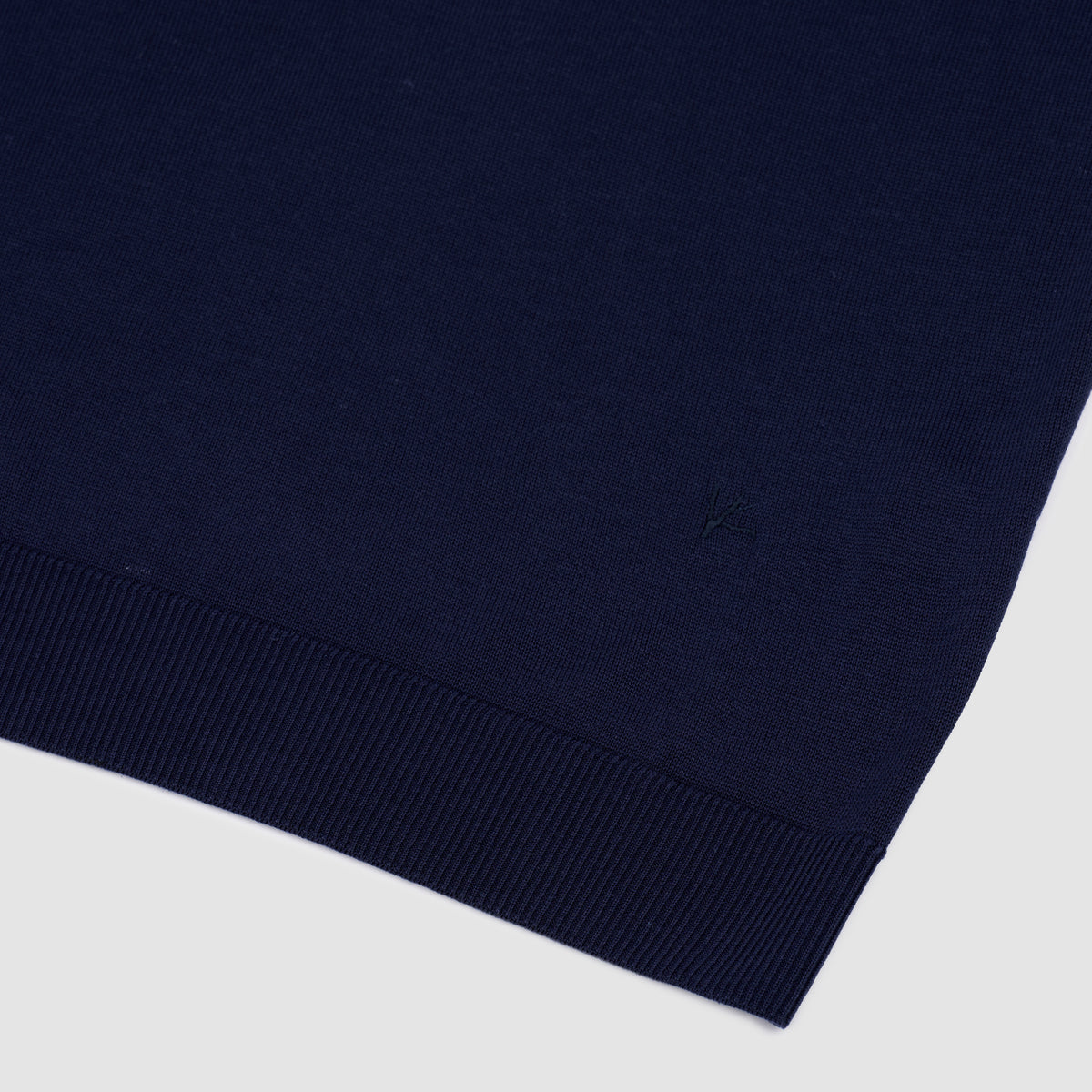 POLO SS DE SEDA Azul marino