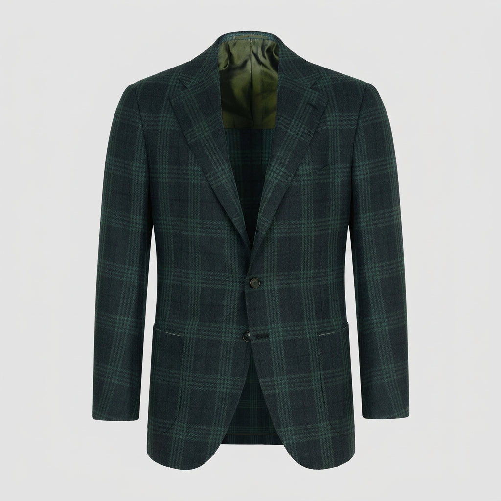 MEN'S WOVEN TAILOR-MADE JACKET  Green