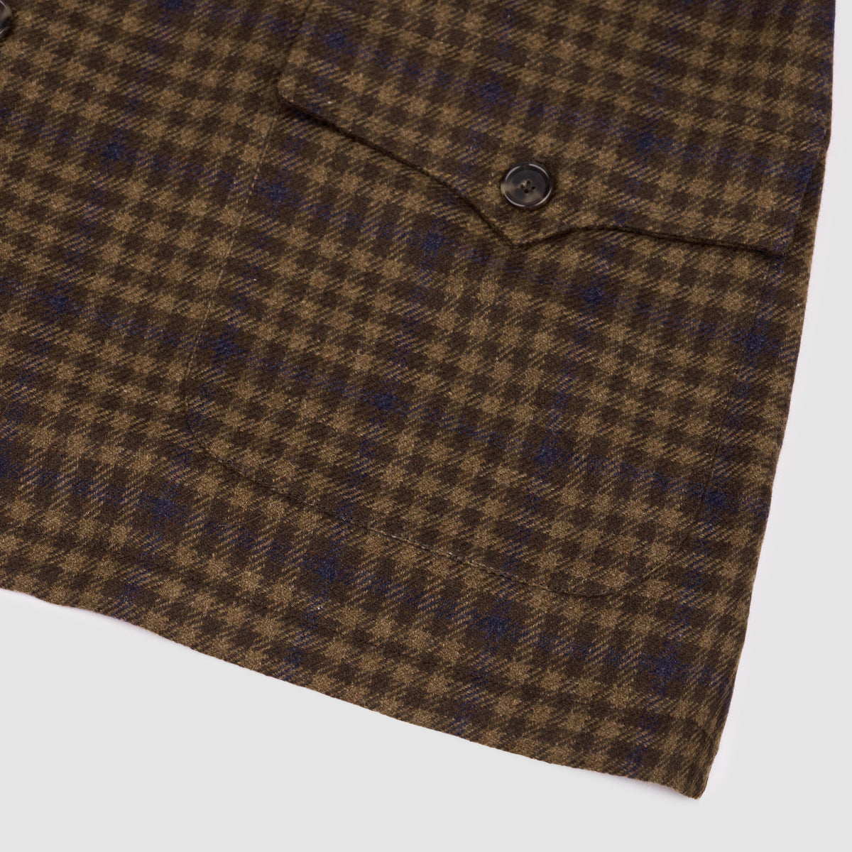 MEN'S WOVEN TAILOR-MADE OVERSHIRT  Brown Baige Blue