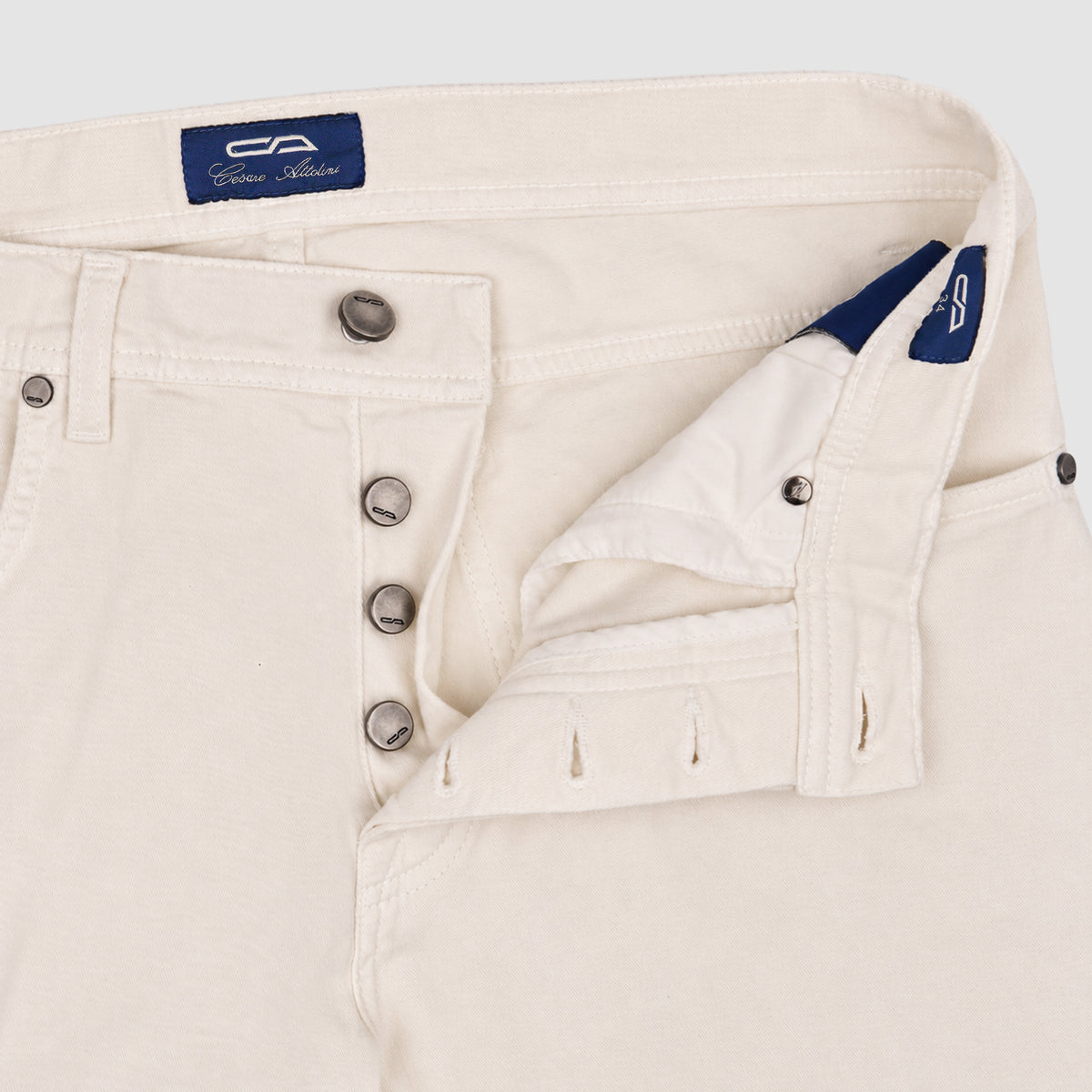 MEN'S WOVEN JEANS  White