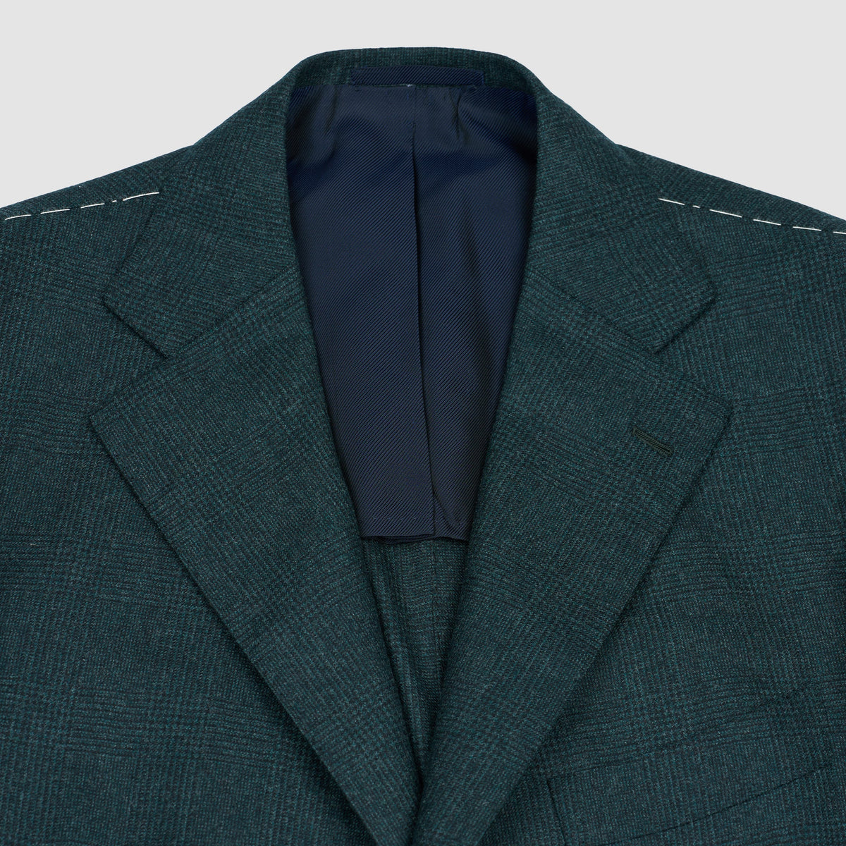 Wool Cashmere Overcheck Suit