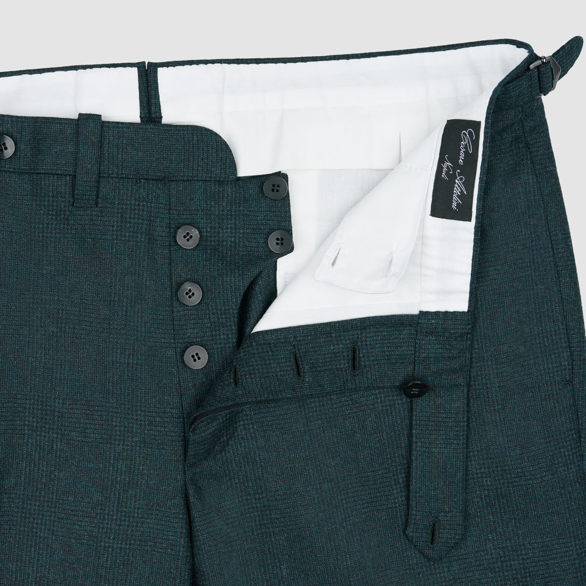 Wool Cashmere Overcheck Suit