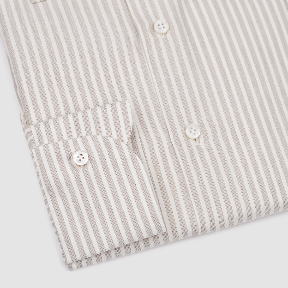 MEN'S WOVEN TAILOR-MADE SHIRT White Brown