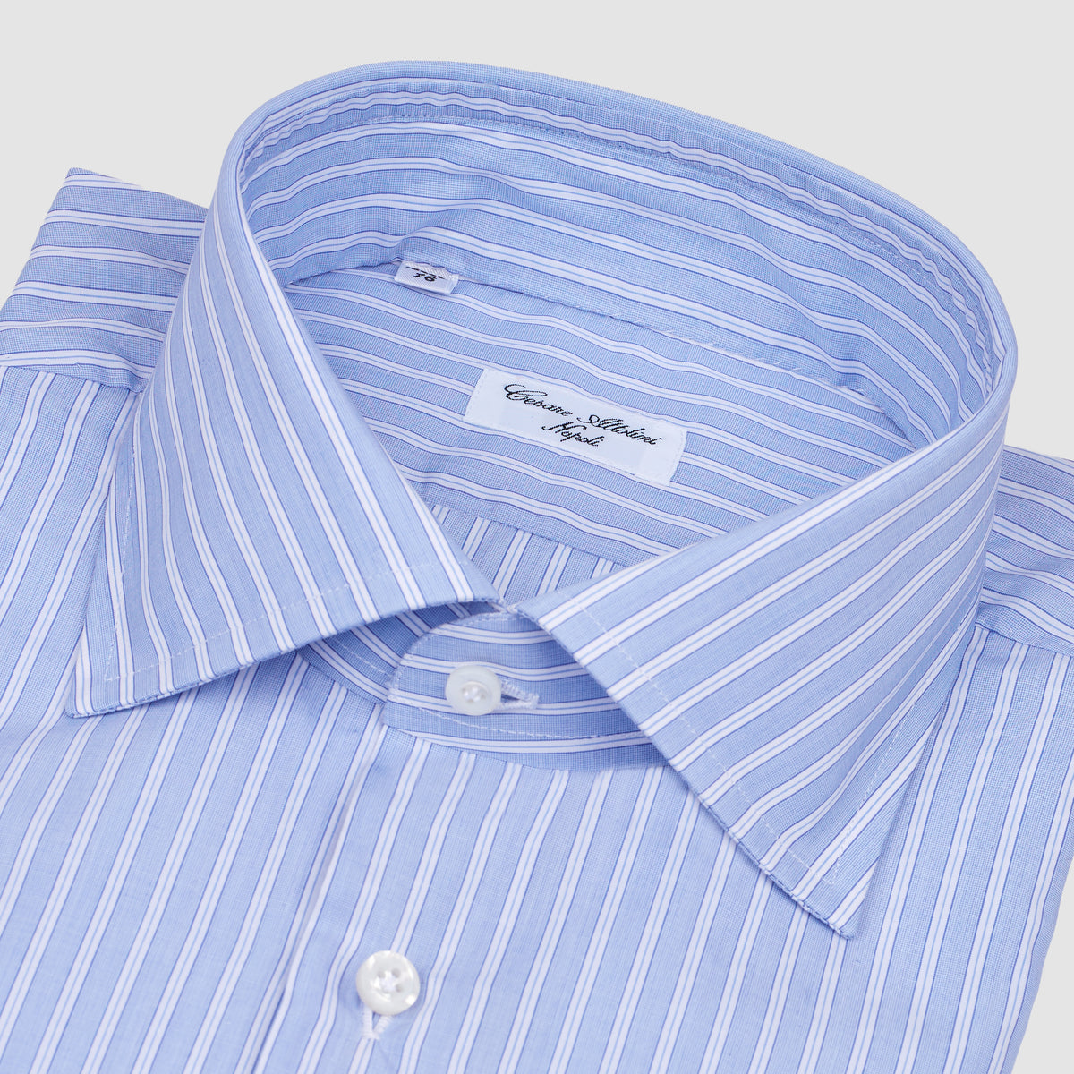 MEN'S WOVEN TAILOR-MADE SHIRT Blue White