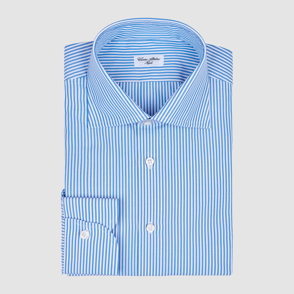 MEN'S WOVEN TAILOR-MADE SHIRT White Blue