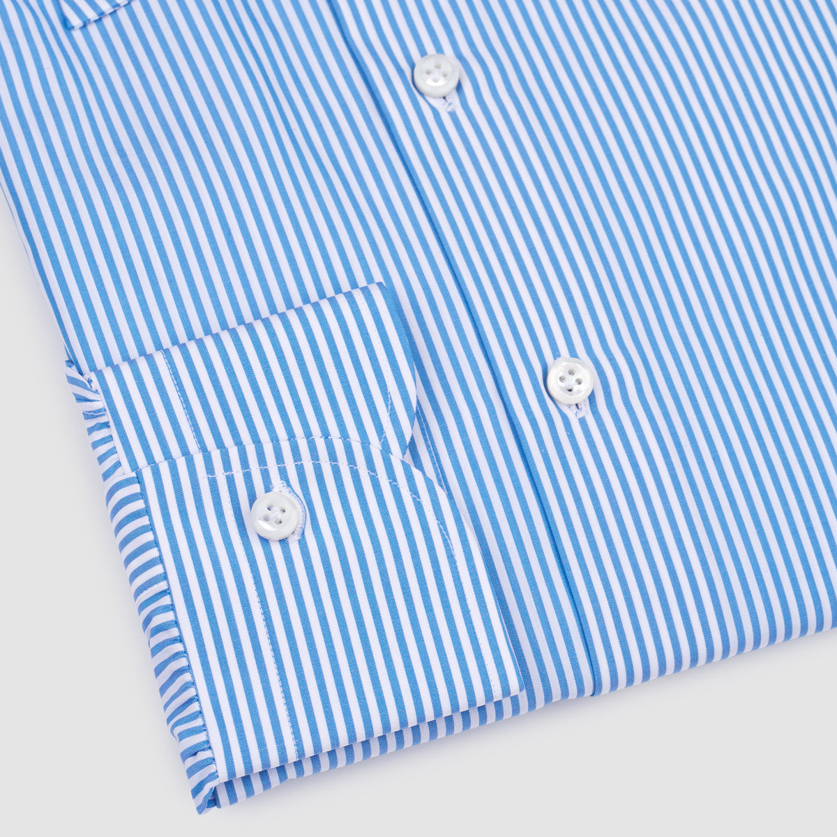 MEN'S WOVEN TAILOR-MADE SHIRT White Blue