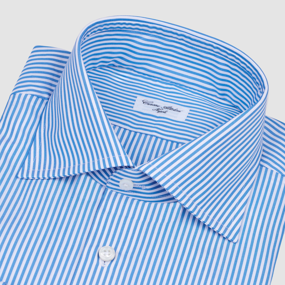 MEN'S WOVEN TAILOR-MADE SHIRT White Blue