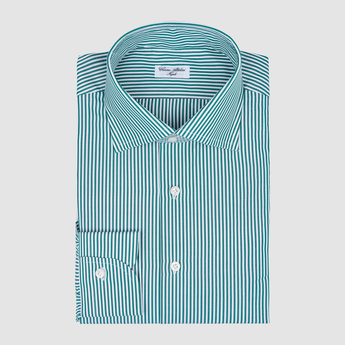 MEN'S WOVEN TAILOR-MADE SHIRT White Green