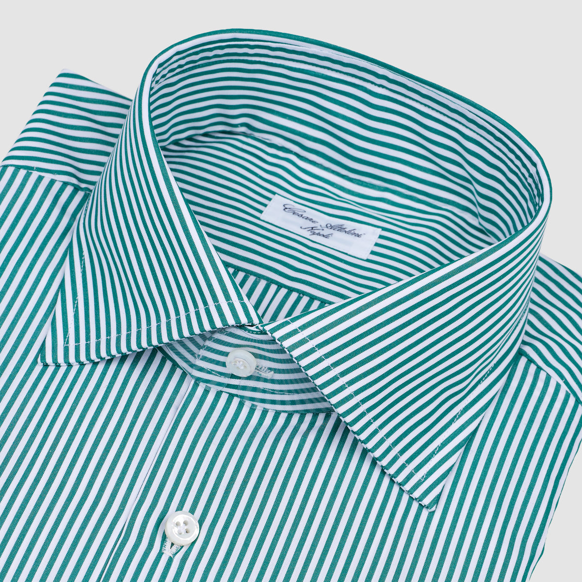 MEN'S WOVEN TAILOR-MADE SHIRT White Green