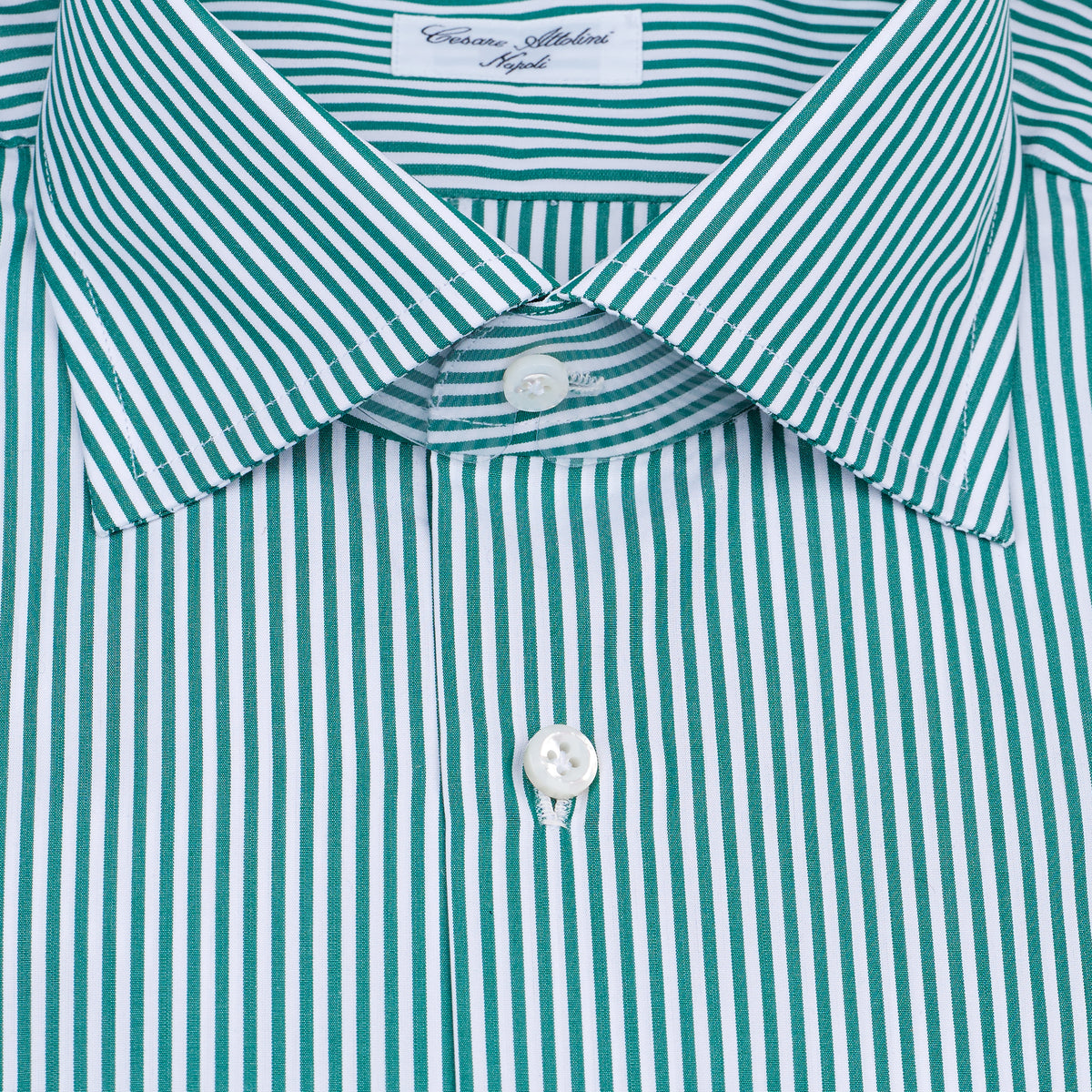 MEN'S WOVEN TAILOR-MADE SHIRT White Green