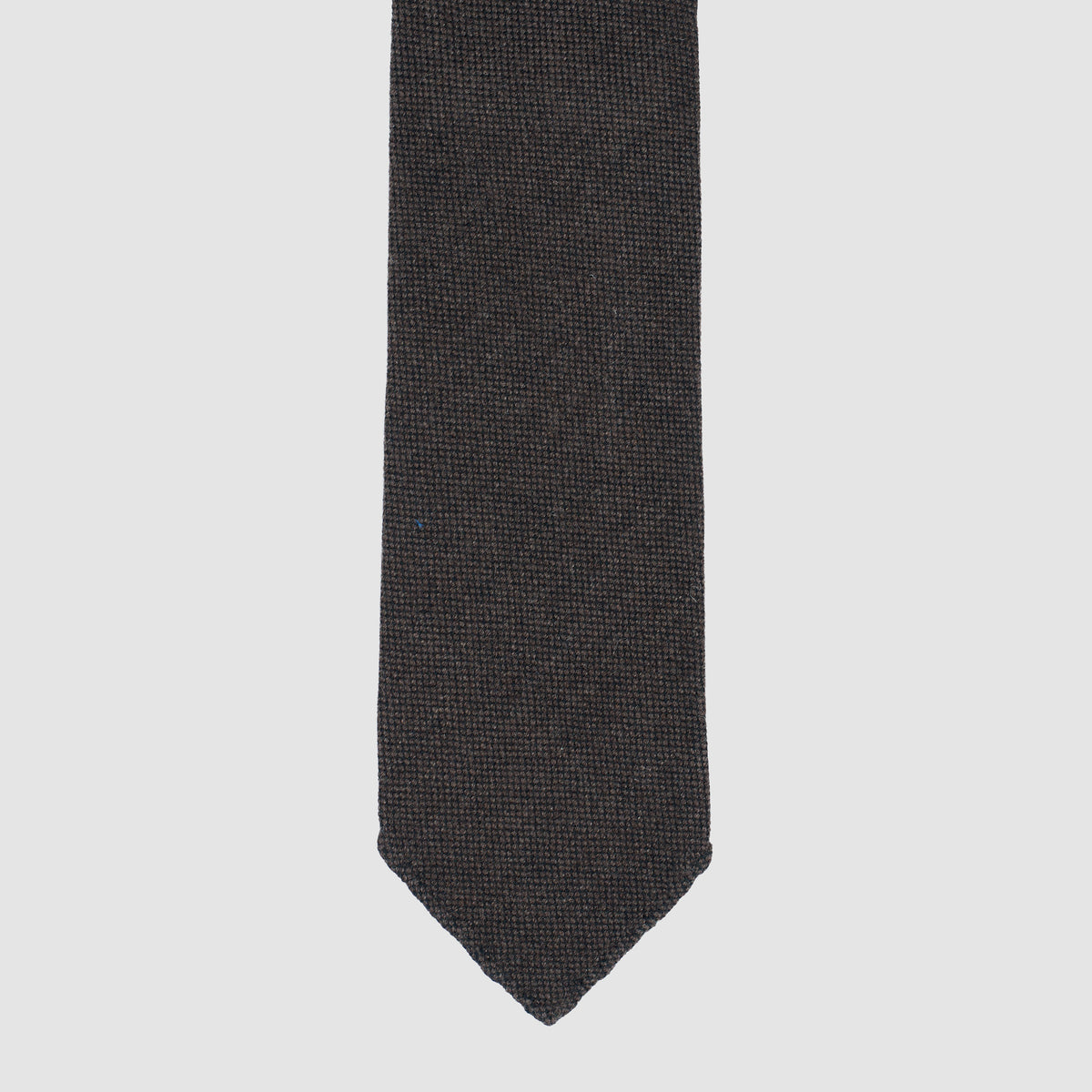 MENS TIE solid Dark Brown