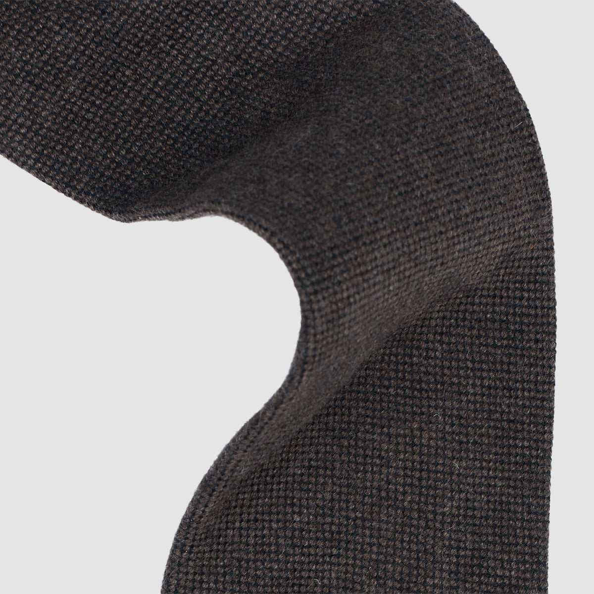 MENS TIE solid Dark Brown