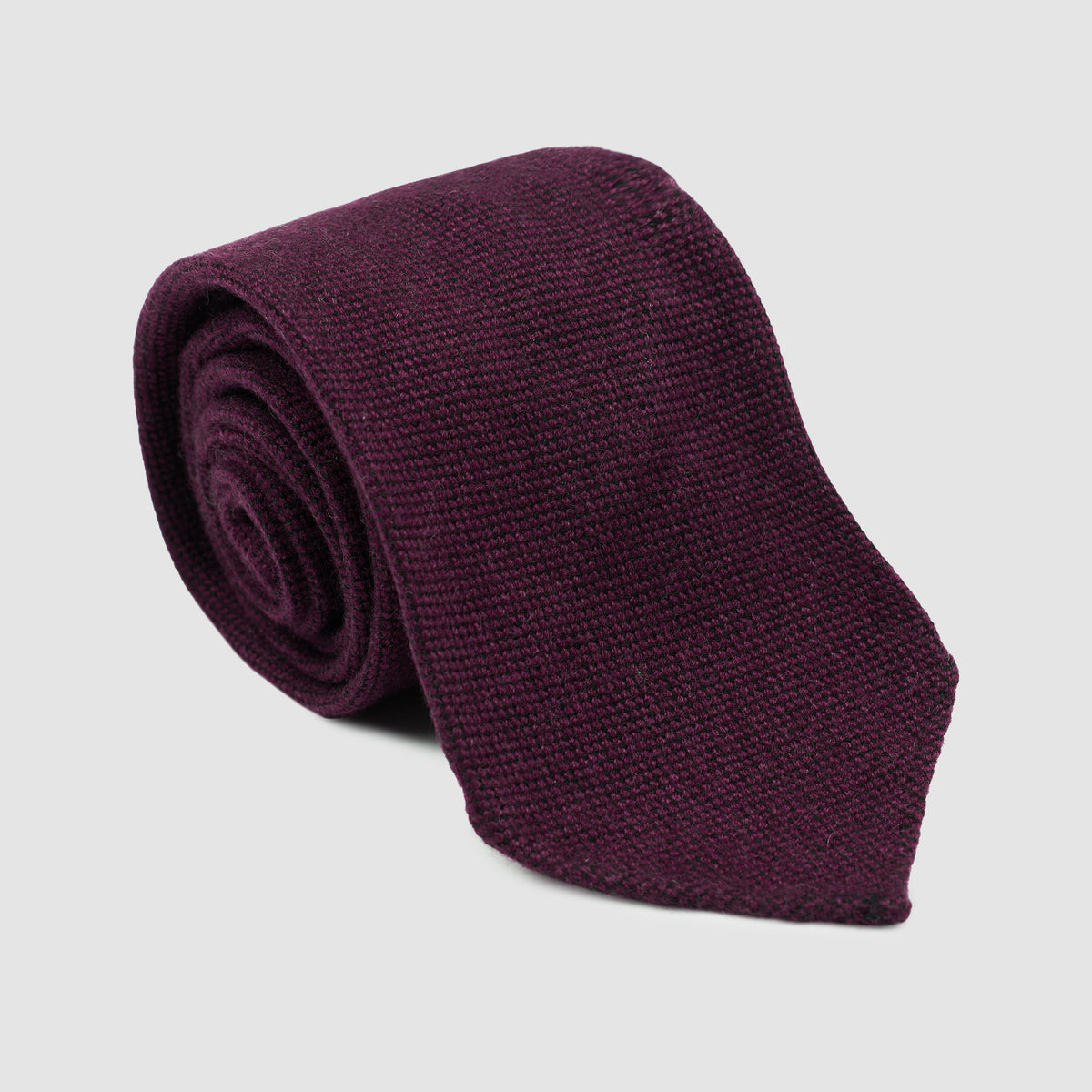 MENS TIE solid Burgundy