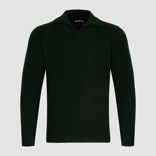 Polo de punto de lana