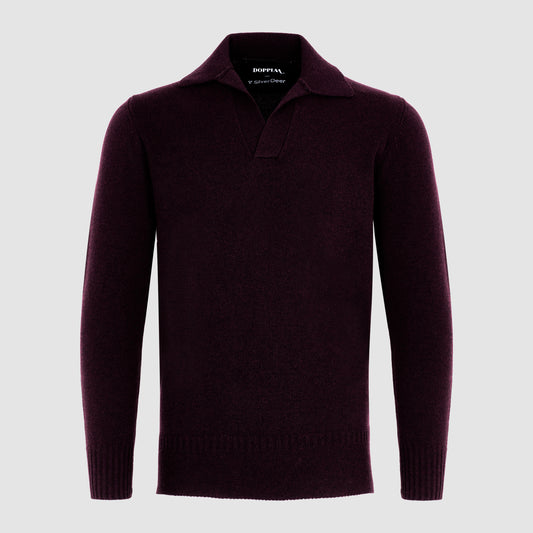 Polo de punto de lana