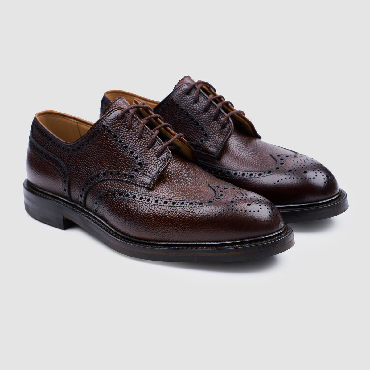 Pembroke, Dark Brown Scotch Grain, Dainite Sole