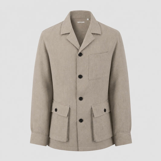 Linen Safari Jacket